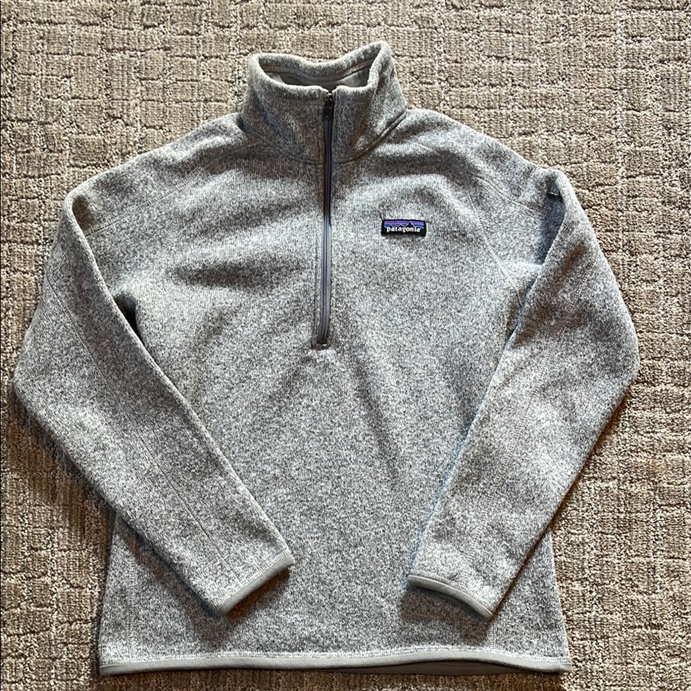 Patagonia Gray Quarter-Zip Sweatshirt